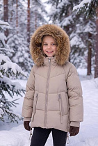 Куртка Delfinka 16 beige - делук