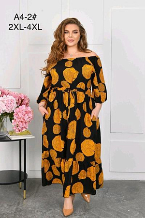 Платье Romeo Life A4 orange - делук