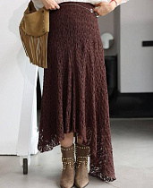 Юбка Little Secret SA357 brown - делук