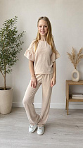 Костюм Moda School 8543 beige - делук