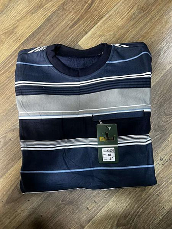 Свитер Nik A1008 navy-grey - делук