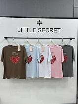 Футболка Little Secret 500454 l.blue - делук