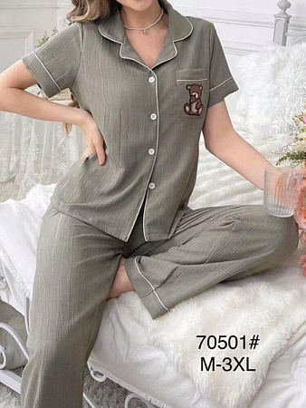 Пижама Fili Wear 70501 khaki - делук