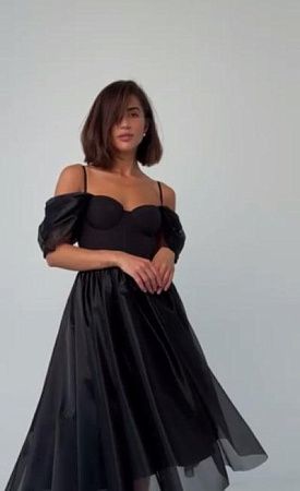 Платье Odis 845 black - делук