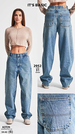 Джинсы Ruxa 2952-17-31 l.blue - делук