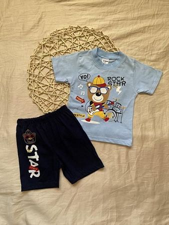 Футболка Baby Boom 1095 l.blue - делук