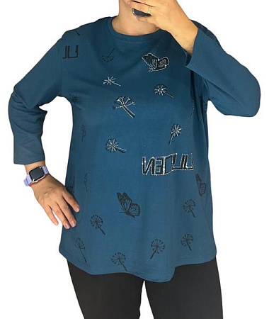 Свитер Elena&Vika 27086 navy - делук