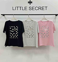 Футболка Little Secret 500514 l.grey - делук