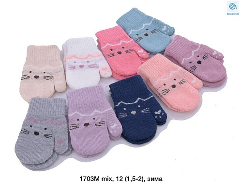 Варежки Sunnytot 1703M mix - делук