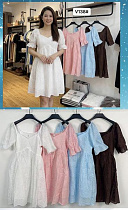 Платье Nefertiti V138 l.blue - делук