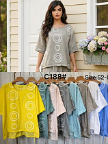 Футболка Kaffir Lily C188 grey - делук