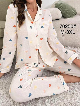 Пижама Estima 70250 white - делук