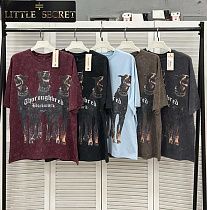 Футболка Little Secret 500113 wine - делук