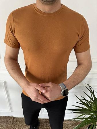 Футболка Nik 55942 camel - делук
