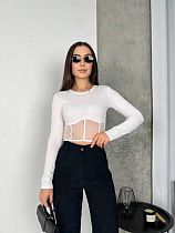 Топ Arina 1448 white - делук