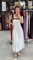 Сарафан Arina 1632 white-black - делук