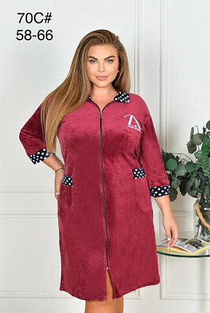 Халат Romeo Life 70C wine - делук