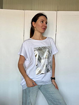 Футболка Fsn 2731 white - делук