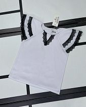 Блузка Kosmy 403 white-black - делук