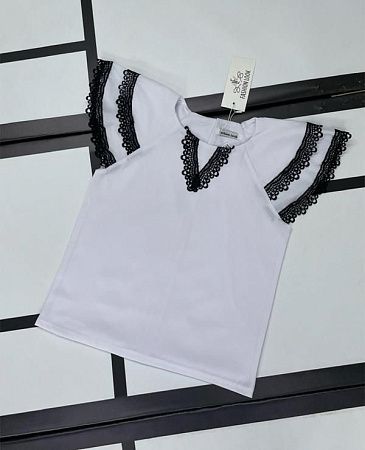 Блузка Kosmy 403 white-black - делук