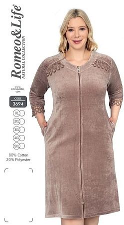 Халат Cotpark 3694 nude - делук