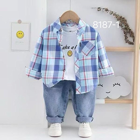 Рубашка Фунтик 8187-1 blue - делук