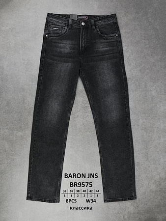 Джинсы Baron Jeans 9575 black - делук