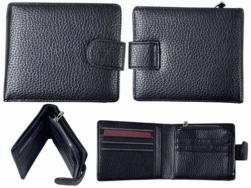 Кошелек Trendshop 15-MB802 black - делук