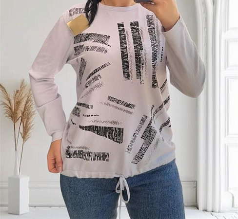 Свитер Levisha 25218 beige - делук