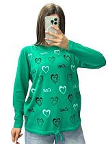 Свитер Levisha 25219 green - делук