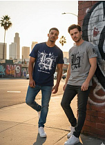 Футболка Style M.Clothes SM96 grey - делук