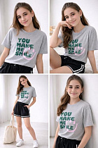 Футболка Moda School M472 l.grey - делук