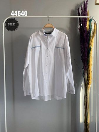 Рубашка S141 white - делук