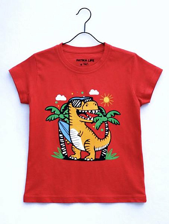 Футболка Dino DN289 red - делук