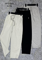 Штаны Спорт Dgmd H12-8 l.grey - делук