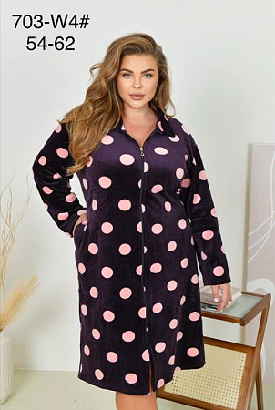 Халат Brilliant 703-W4 purple - делук