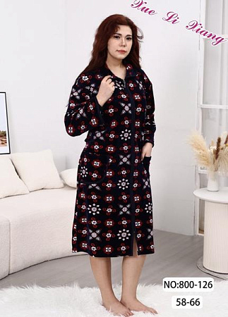 Халат Anion 800-126 wine - делук