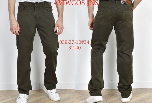Джинсы God Baron 039-37-10 khaki - делук
