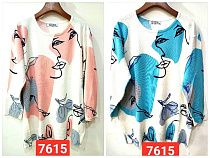 Свитер Lida 7615 l.blue - делук