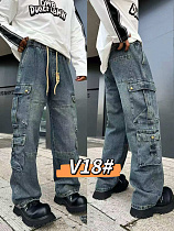 Джинсы God Baron V18 blue - делук