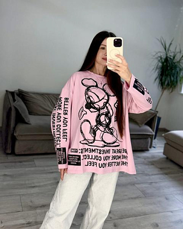 Свитер S.Style 93 pink - делук