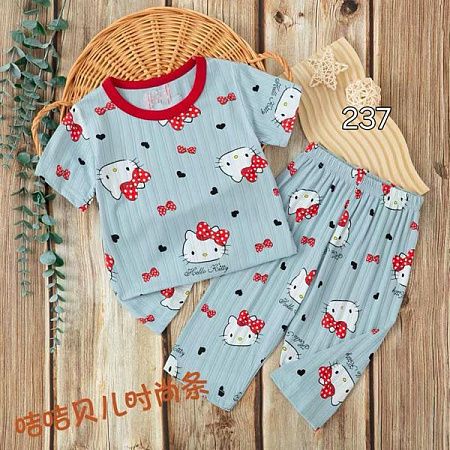 Пижама Фунтик 237-2 l.grey - делук