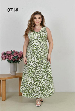Сарафан Romeo Life 071-2 green - делук