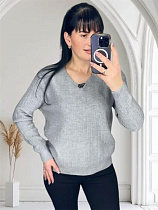 Свитер Levisha 25416 grey - делук