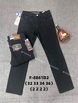 Джинсы Fangsida 8861 black - делук