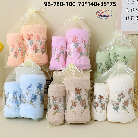 Полотенце Koloco 98-768-100(70*140/35*75) - делук