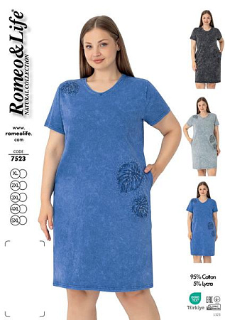 Платье Romeo Life 7523 blue - делук