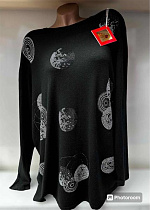 Свитер Elena&Vika 24049 black - делук