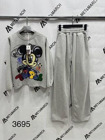 Костюм Спорт Met&March 3695 l.grey - делук