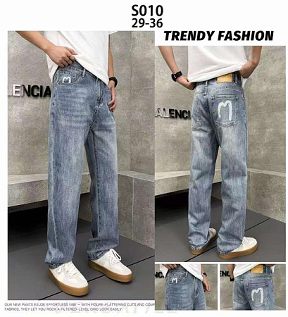 Джинсы God Baron S010 l.blue - делук